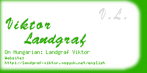 viktor landgraf business card